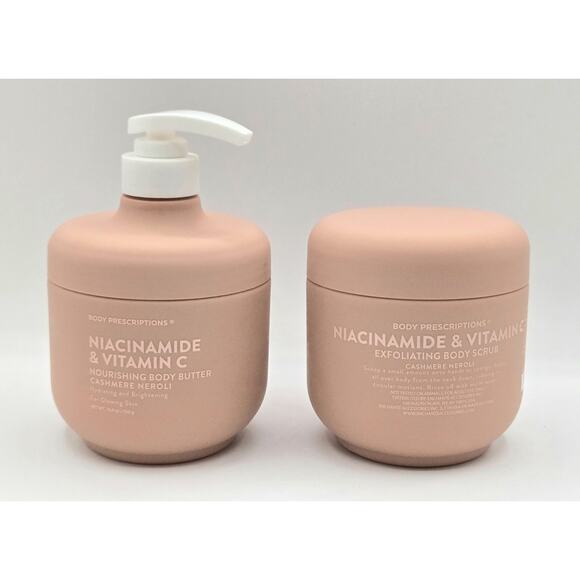Body Prescriptions~Niacinamide & Vitamin C Body Scrub And Body Butter - Picture 1 of 3